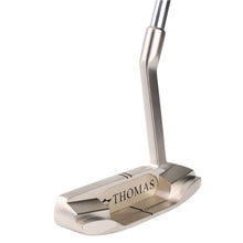 Load image into Gallery viewer, top and angled cavity back view of a left handed Thomas Golf AT40 Putter
