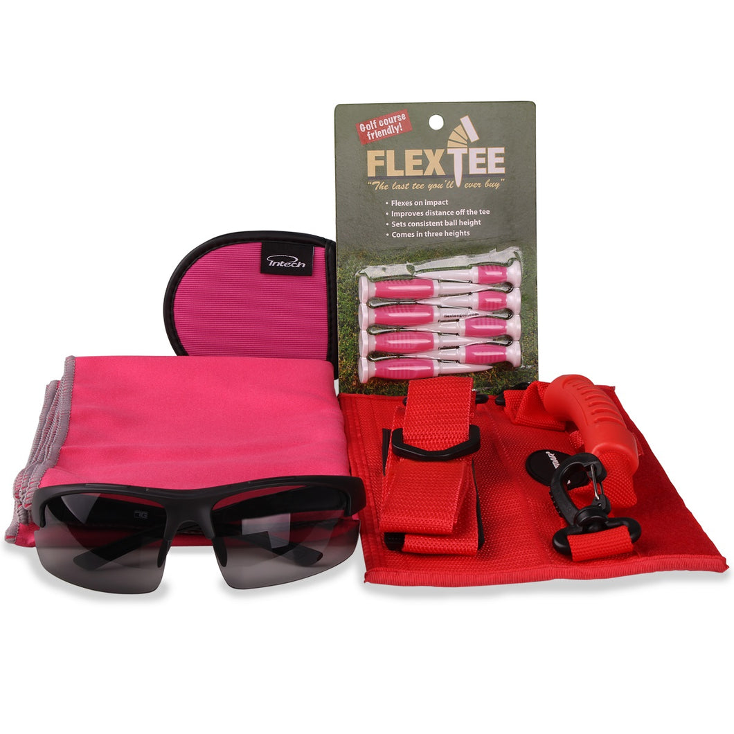 5 items in a golf gift kit